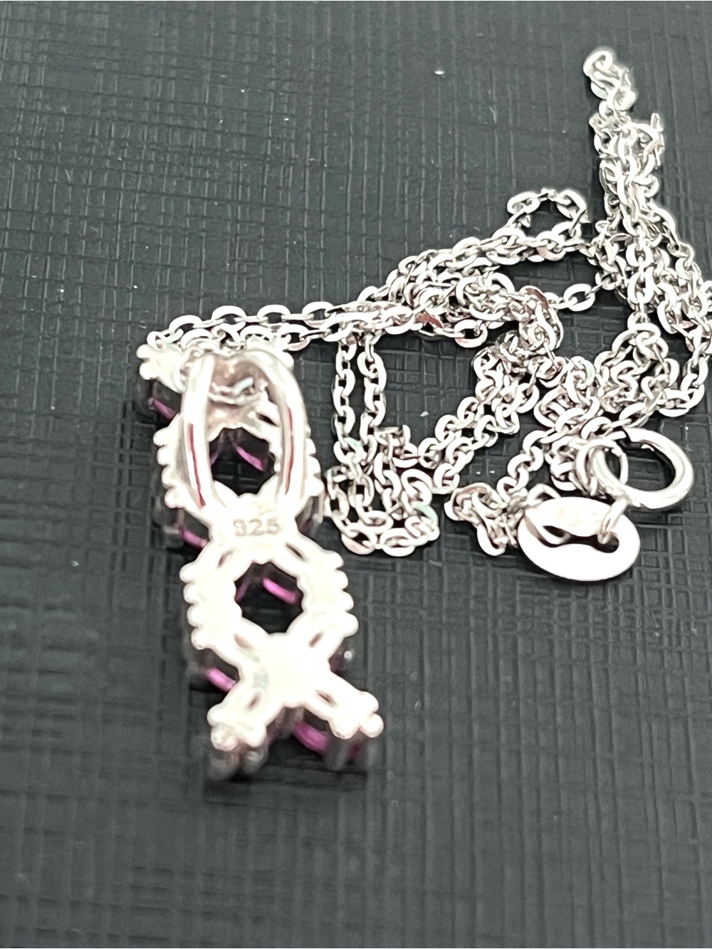 Natural Ruby 14KGP Necklace - Picture 2 of 3